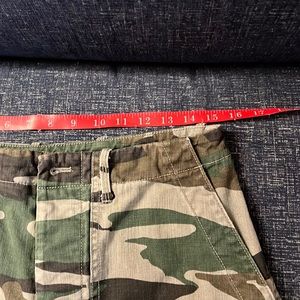 Jcrew Camo size 10 wide leg cropped pants